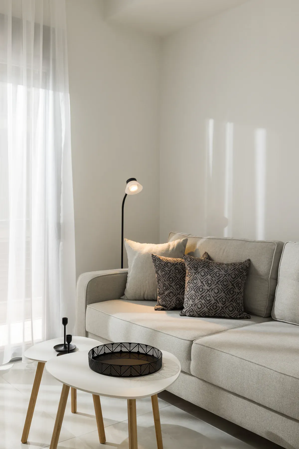 Bright living area in a CITIZEN apartment